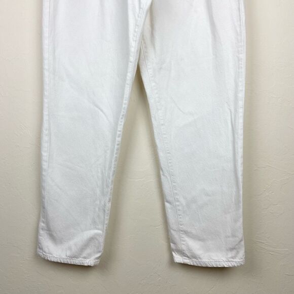 Loft White Paper Bag Slim Pants - Picture 6 of 9